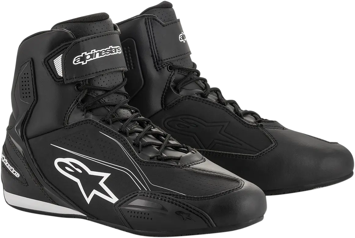 Alpinestars Faster-3 Motorcycle Boots — Black/White, Us Size 8.5 (Model 2510219-10-8.5) 1