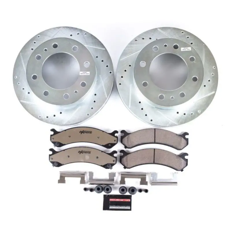 Power Stop Z36 Truck & Tow Front Brake Kit For 2002–2004 Chevrolet Avalanche 2500 1