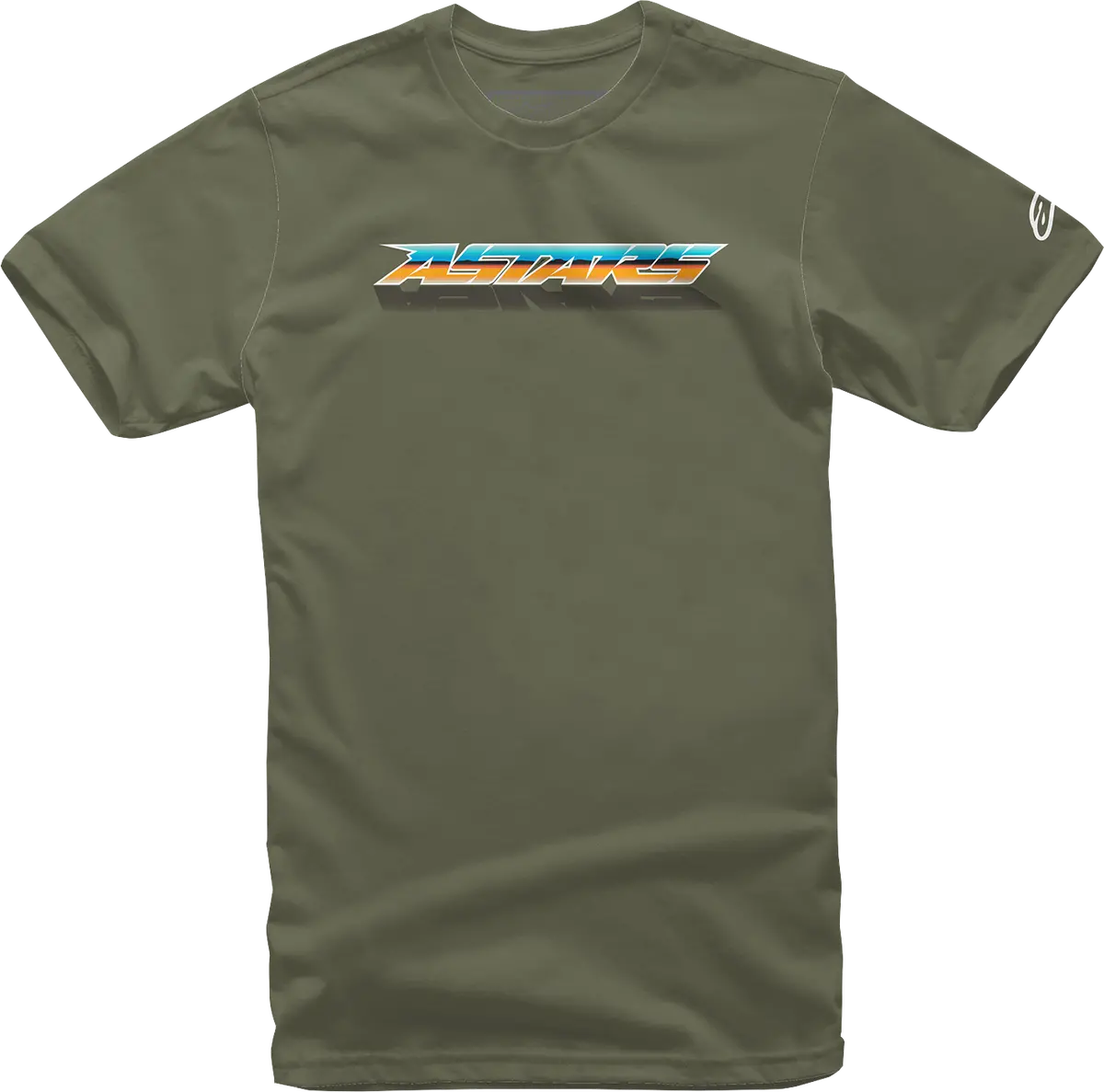 Alpinestars Chromium Military-Style Cotton T-Shirt – Medium (Style #1232-72206-690M) 1