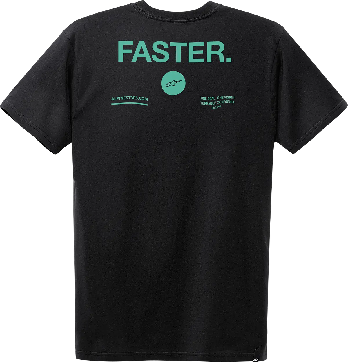 Alpinestars Faster Short-Sleeve T-Shirt – Black, Size Large (Model 1232-72208-10-L) 1