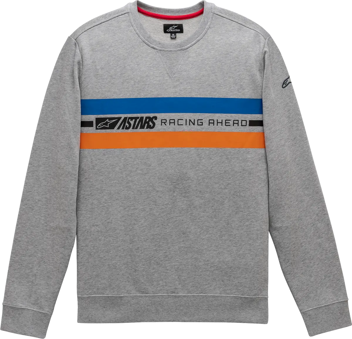 Alpinestars Highway Crewneck Fleece Sweatshirt – Heather Gray, Medium (Model 1211511301026M) 1