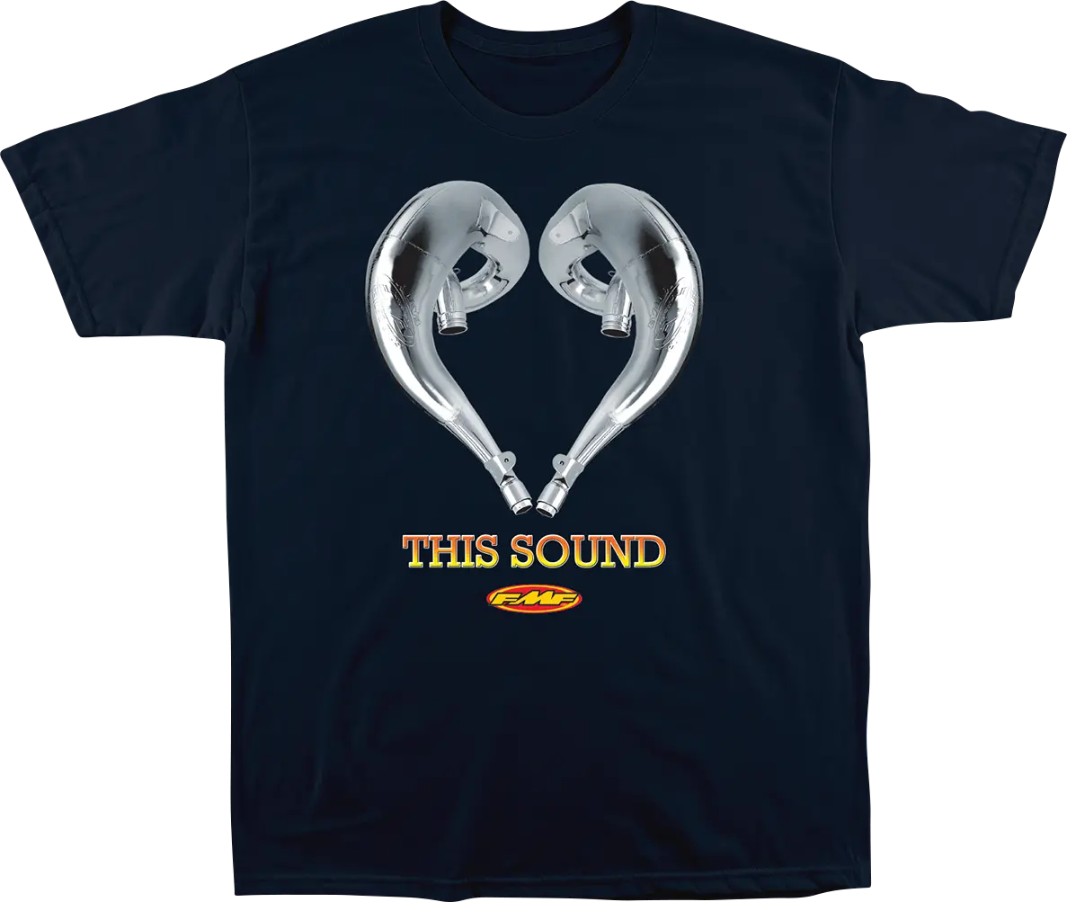 Fmf 'Love This Sound' Navy T-Shirt – Xl (Style Sp23118915Nvyxl) 1