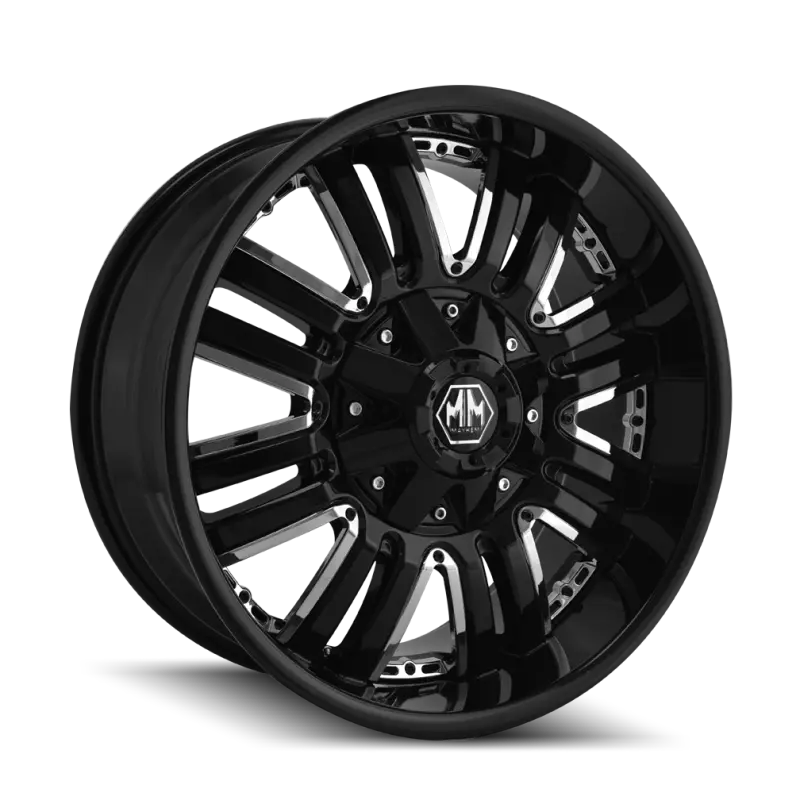 Mayhem 8070 Assault Forged Wheel — 18X9", 6X135 Bolt Pattern, +18Mm Offset, 106Mm Hub Bore — Matte Black 1
