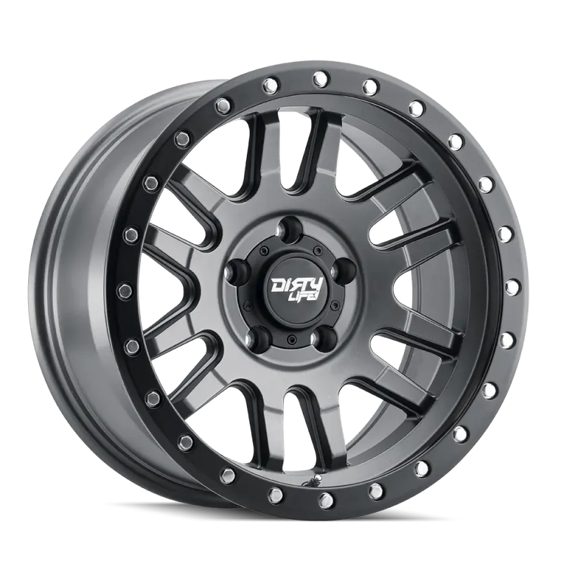 Dirty Life Canyon Pro Beadlock Wheel – 17X9", 6X139.7Mm, -12Mm Offset, Satin Graphite 1