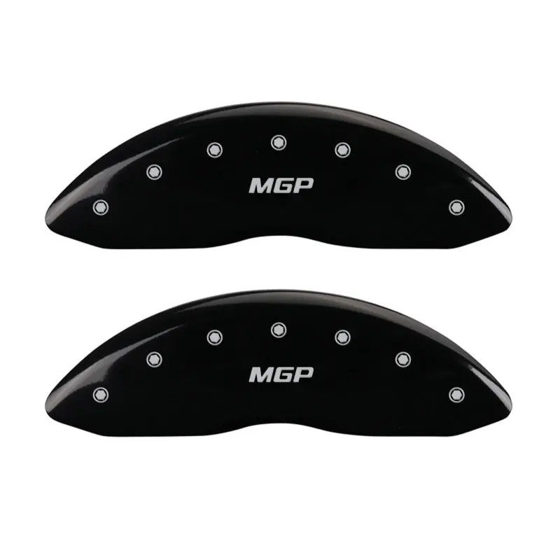 Mgp Custom Caliper Covers For 2018 Tesla Model S – Engraved Front & Rear (Black Finish, Silver Text) 1