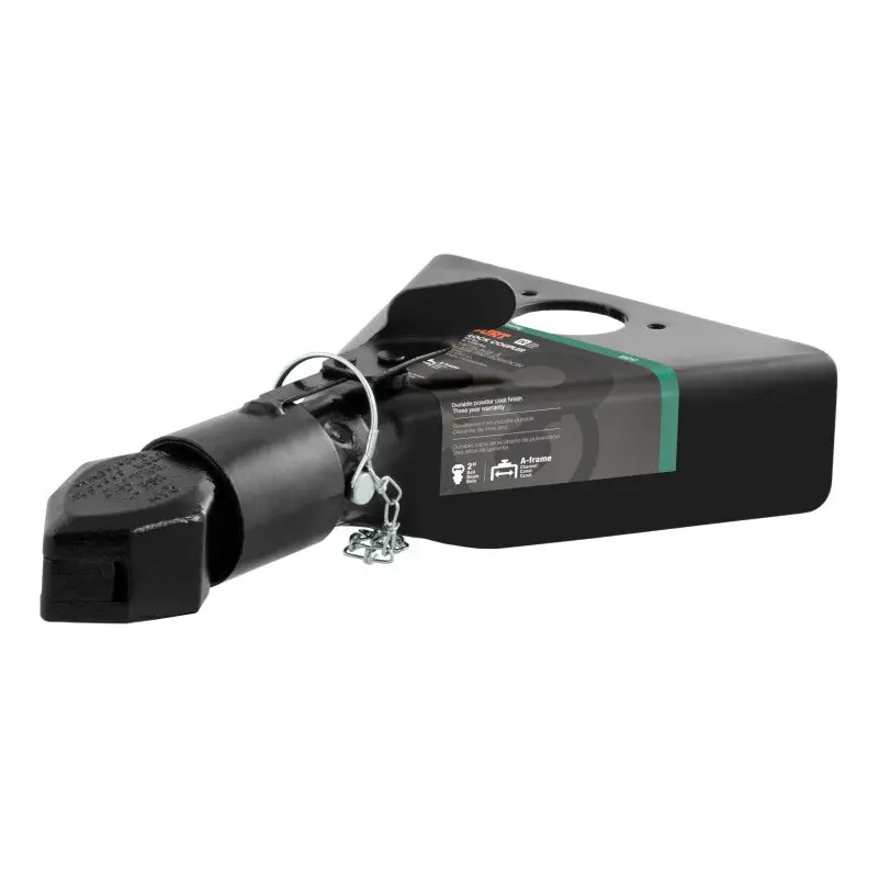 Curt A-Frame Trailer Coupler – 2-Inch Ball, Sleeve-Lock Design, 7,000-Pound Capacity, Black Finish 1