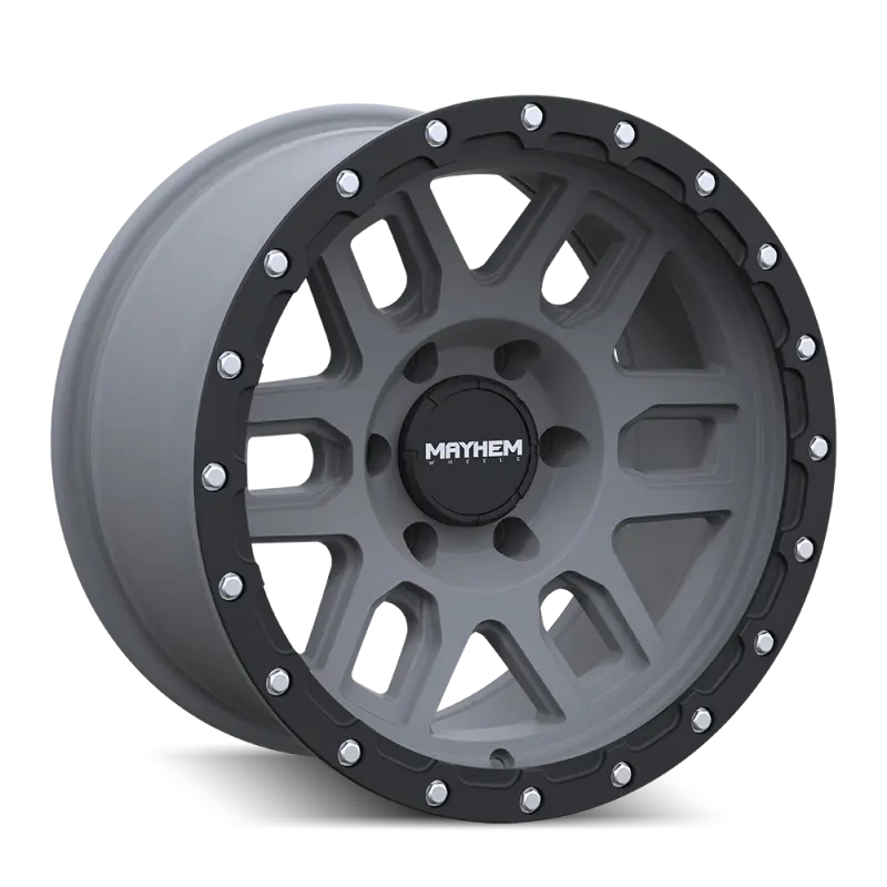Mayhem Delta Forged Wheel – 20X9", 5X150Mm Bolt Pattern, 0Mm Offset, 110Mm Hub Bore – Matte Gunmetal With Matte Black Lip 1