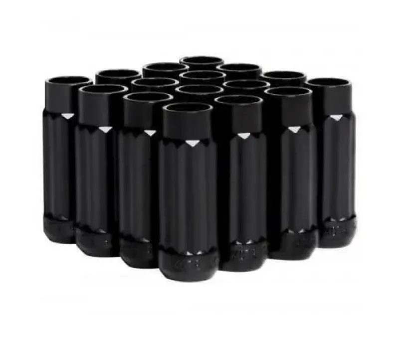 Blox Racing 12-Sided P17 Tuner Lug Nuts – Black Steel, 12X1.5 Thread Pitch, 16-Piece Set 1