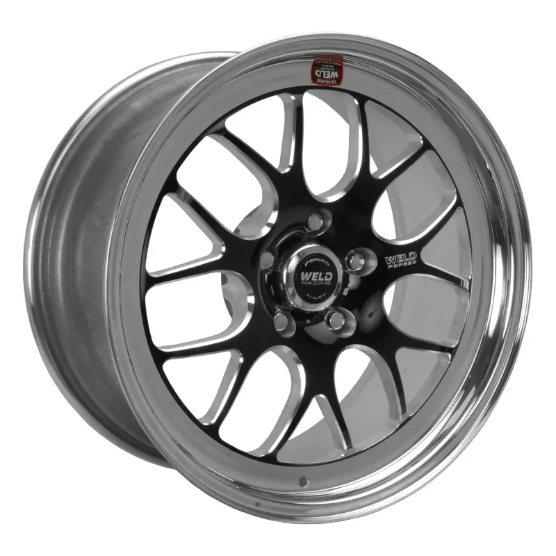 Weld S77 Black High-Pad Non-Beadlock Wheel: 18X9 Inches, 5X4.5 Bolt Pattern, 6.1-Inch Backspace 1