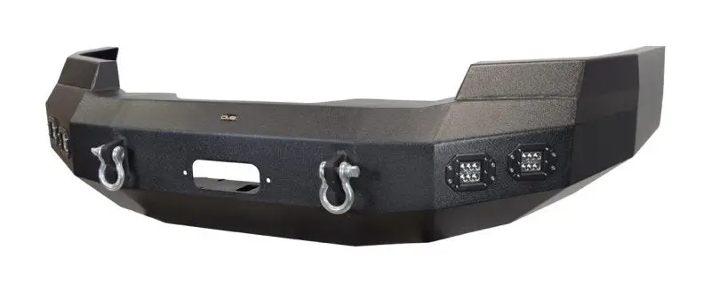 Dv8 Offroad Winch-Ready Front Bumper For 2007–2013 Gmc Sierra 1500 – Black Powder-Coated 1