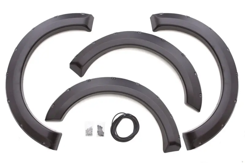Lund Elite Series Rivet-Style Textured Fender Flares For 2004–2008 Ford F-150 – Black, 4-Piece Set 1
