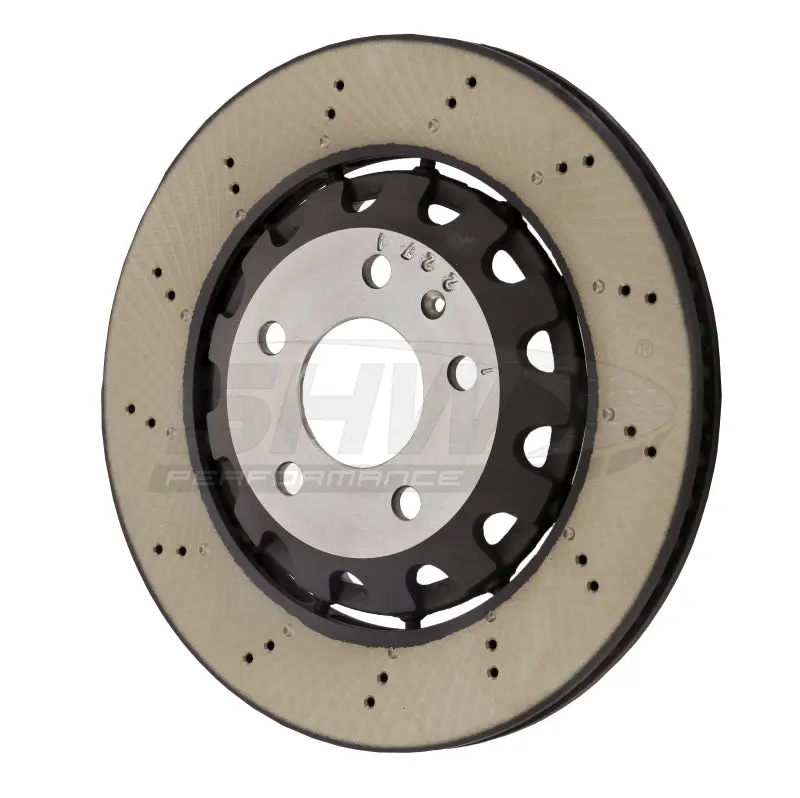 Shw Lightweight Rear Brake Rotors For 2018–20 Audi Rs5 2.9L (Excludes Ceramic Brake Systems) 2