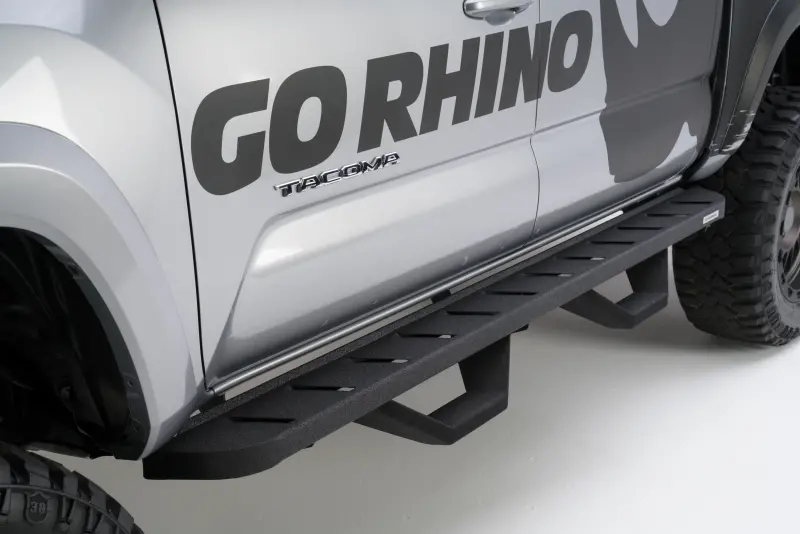 Go Rhino Rb10 Complete Running Board Kit — Includes Mounting Brackets & Drop Steps — For 2007–2020 Toyota Tundra 1