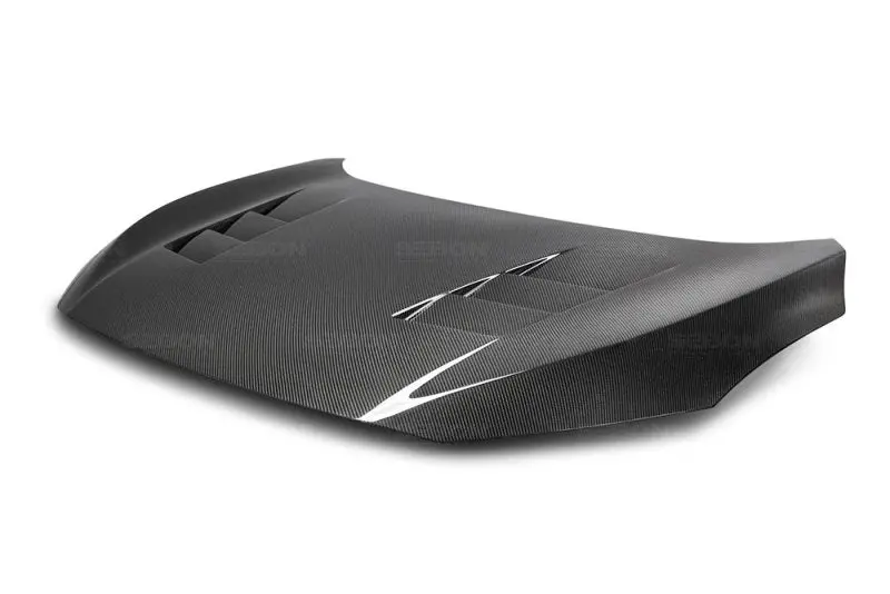 Seibon 2016-2018 Honda Civic Coupe/Sedan/Hatchback Ts-Style Carbon Fiber Hood 2