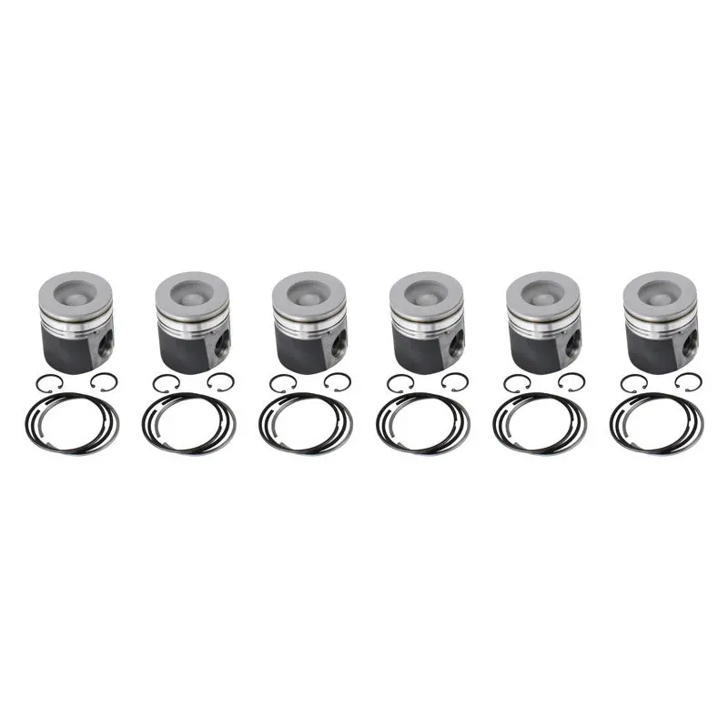 Industrial Injection Mahle Piston Kit For 1998.5–2002 Dodge 24V Cummins – .040" Oversize, Coated Tops & Skirts 1