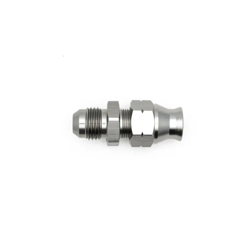 Deatschwerks 6An Male Flare To 5/16-Inch Hardline Compression Adapter With Olive Insert 1