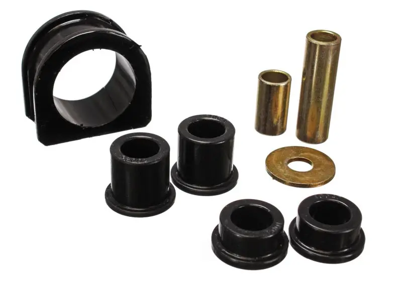 Energy Suspension Black Polyurethane Steering Rack Bushing Kit 1
