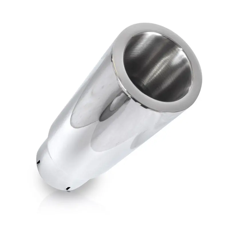Stainless Works Double Wall Straight Cut Exhaust Tip - 3In Body 2 1/2In Id 1
