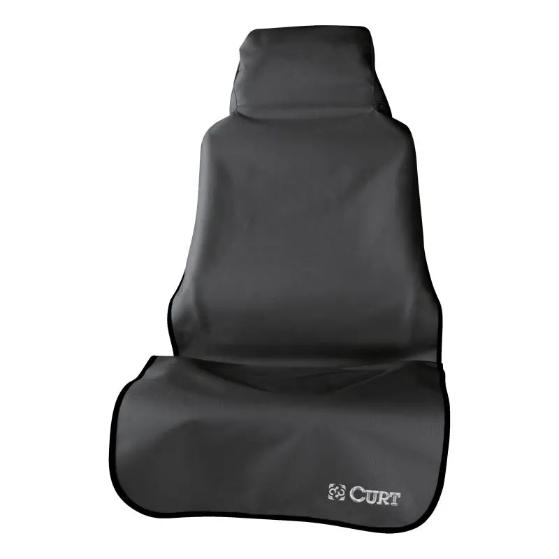 Curt Seat Defender Waterproof Bucket Seat Cover — 58" X 23", Removable, Black 1