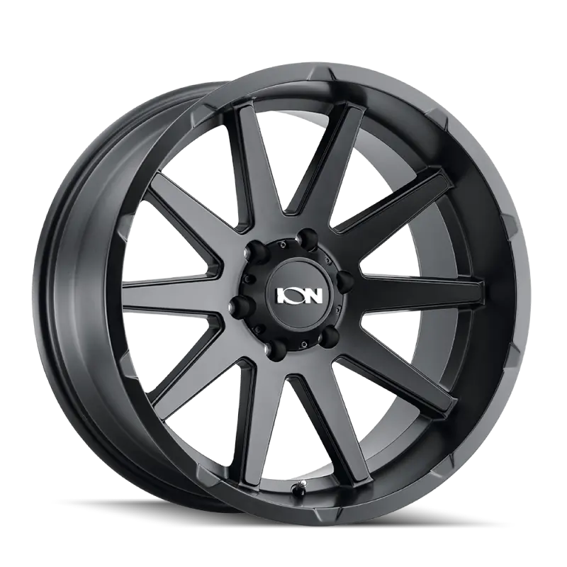 Ion Type 143 Forged Alloy Wheel — 20X9", 8X180 Bolt Pattern, 25Mm Offset, 124.1Mm Hub, Matte Black 1