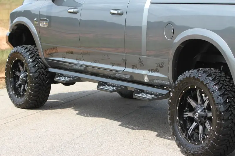 Iron Cross 2020 Jeep Gladiator (4 Door) Sidearm Steps - Matte Black 1