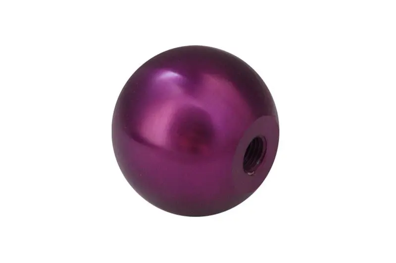 Torque Solution Billet Shift Knob — Universal 12X1.25 Thread, Purple Anodized 1