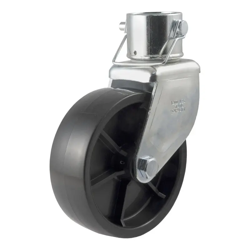 Curt 6-Inch Swivel Jack Caster For 2-Inch Tubing — 2,000 Lb Capacity 1