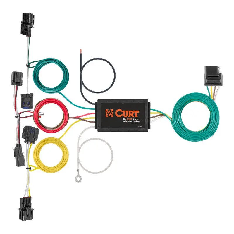 Curt Custom Wiring Harness – 4-Way Flat Trailer Connector For 2019–2021 Kia Forte 1