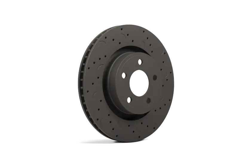 Hawk Talon Drilled & Slotted Front Brake Rotors For 2015 Ford Mustang V With Brembo Package 1