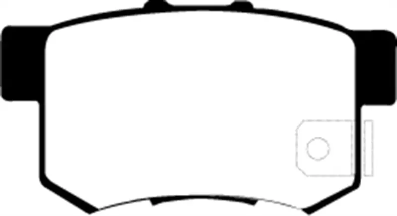 Ebc Greenstuff Rear Brake Pads For 2005–2006 Honda Cr-V 2.4L 1