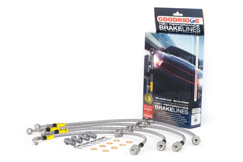 Goodridge Stainless Steel Brake Lines – For 2012–2013 Honda Civic Si & 2013 Acura Ilx 2.4L 1