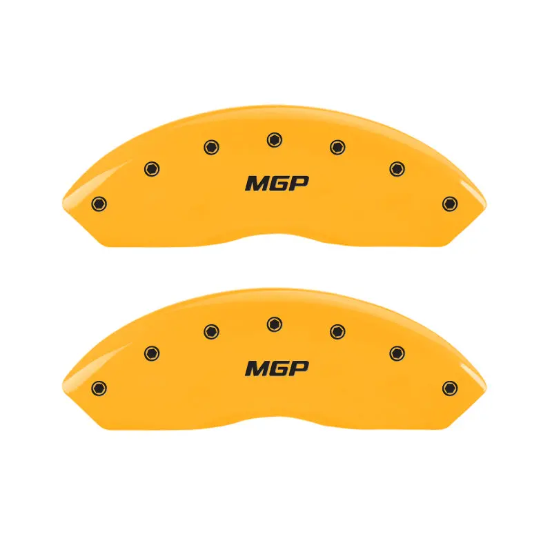 Mgp Engraved Front & Rear Caliper Covers For 2008 Bmw Z4 – Yellow Finish With Black Text 1