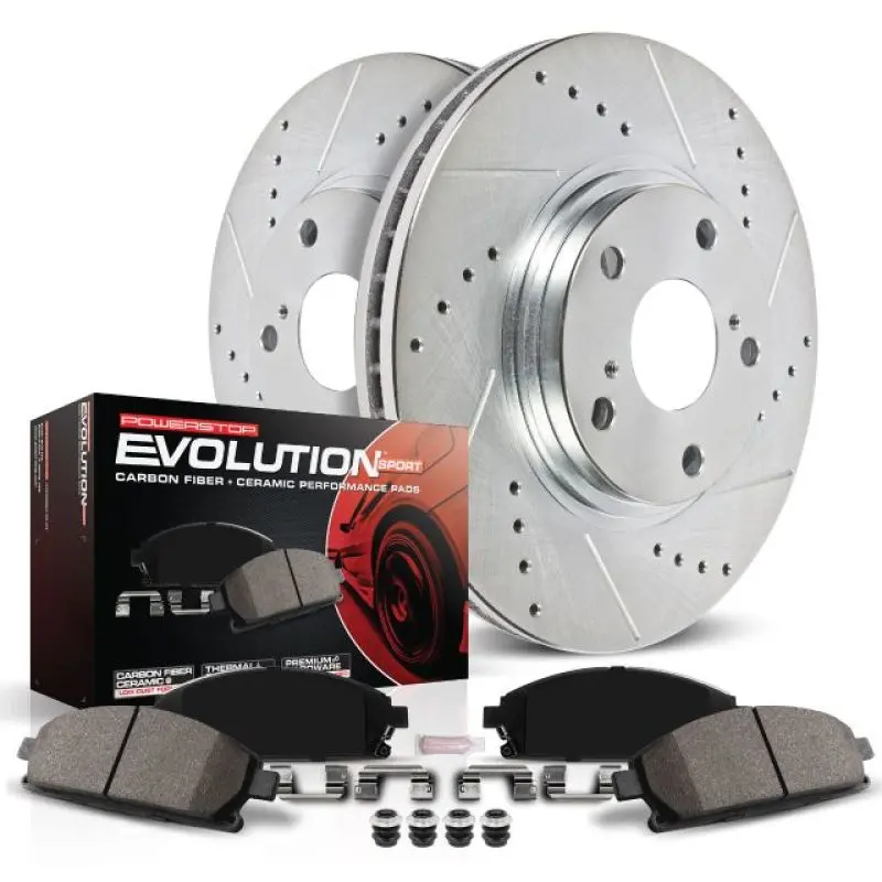 Power Stop Z23 Evolution Sport Brake Kit – Rear, 2019 Lexus Es350 1