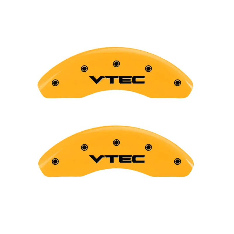 Mgp Engraved Caliper Covers – Yellow Finish With Black Char For 2003 Honda Element 1