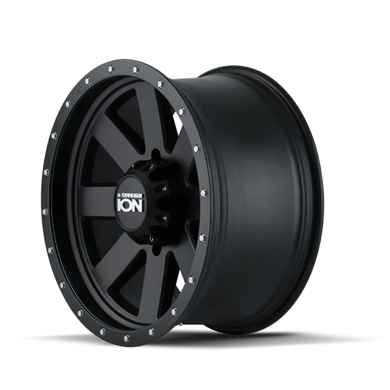 Ion Type 134 Matte Black/Black Beadlock Wheel – 17X8.5 Inches, 6X139.7 Bolt Pattern, 6Mm Offset, 106Mm Hub Bore 1