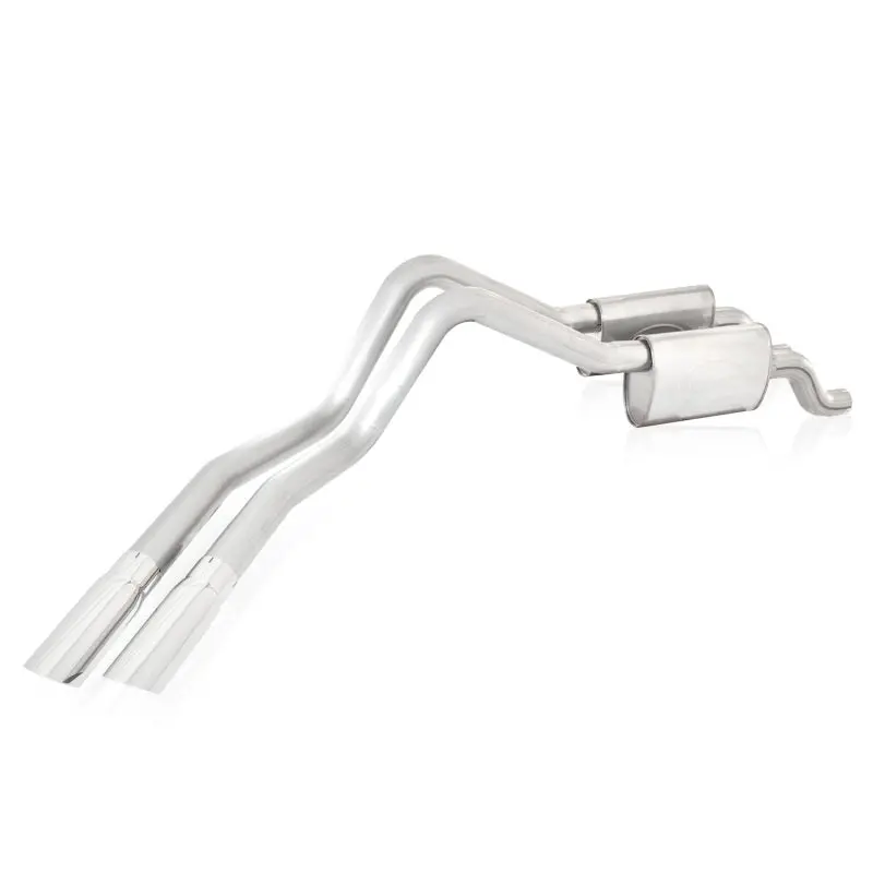 Stainless Works 3-Inch S-Tube Muffler Exhaust System For 2010–2014 Ford Raptor – Rear Exit Behind Passenger Tire 1