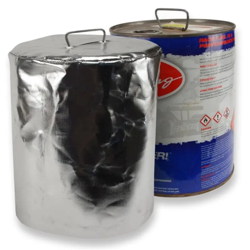 Dei Reflective 5-Gallon Round Metal Fuel Can Cover 1