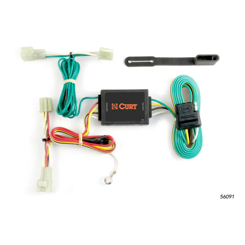 Curt Custom 4-Way Flat Trailer Wiring Harness For 2010–2014 Subaru Legacy 1