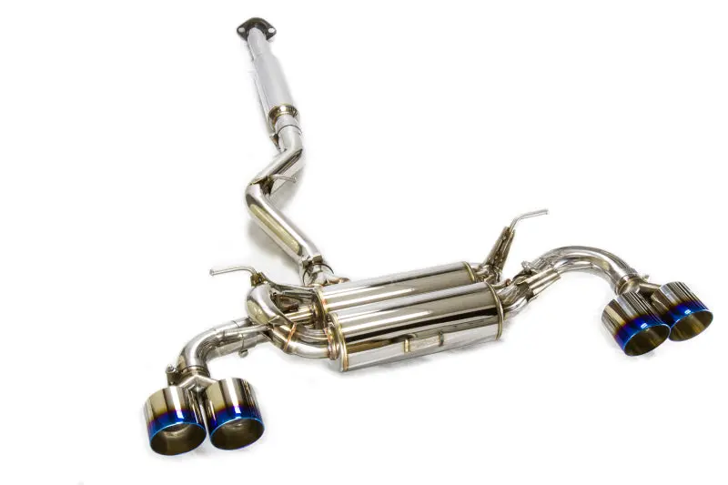 Mxp Quad-Tip Stainless Steel Exhaust System — 69.3Mm Diameter — For 2013+ Subaru Brz & 2017+ Toyota 86 Trd 1