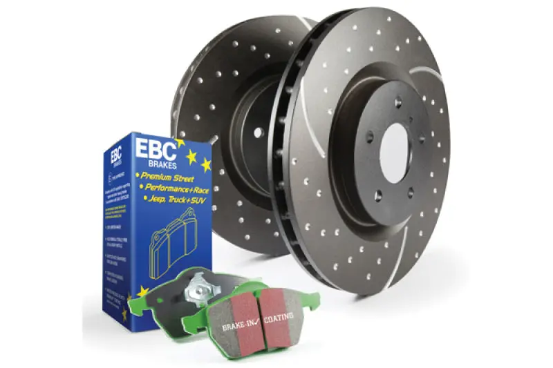 Stage 3 Brake Upgrade Kit — Greenstuff 6000 Pads Paired With Gd Premium Rotors 1