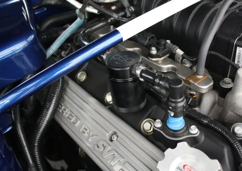 J&L Oil Separator Kit – Passenger Side, Black Anodized – Compatible With 2007–2014 Ford Mustang Gt500 1