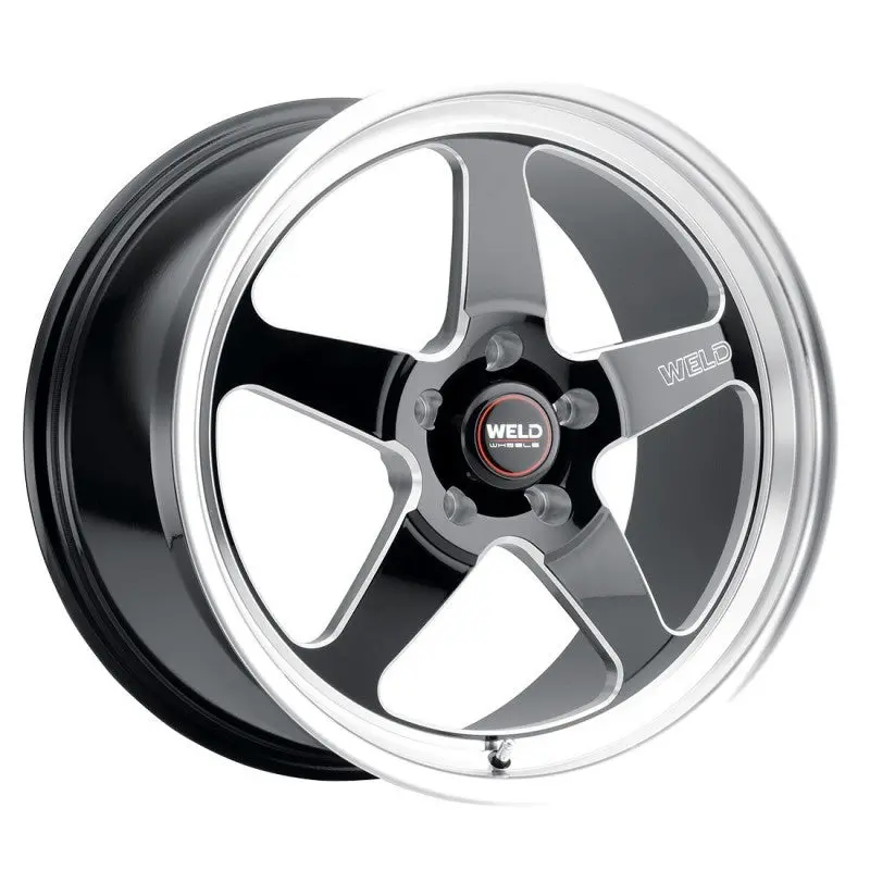 Weld Ventura Drag 15X10 Gloss Black Alloy Wheel – 5X120 Bolt Pattern, 45Mm Offset, 7.25" Backspace 1