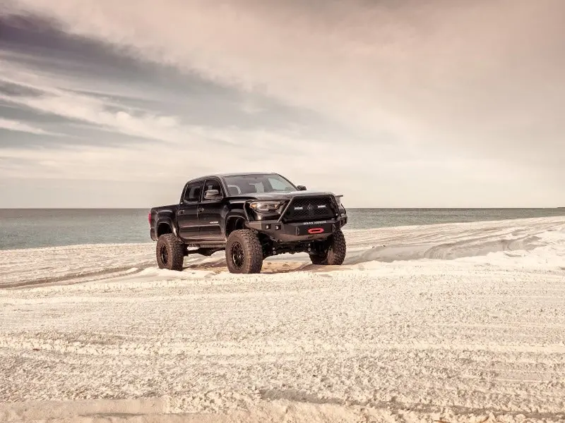 Road Armor Stealth Front Winch Bumper With Lonestar Guard For 2016–2020 Toyota Tacoma – Textured Black 2