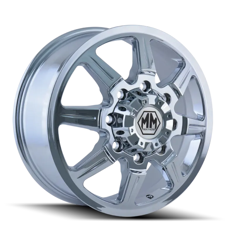 Mayhem 8101 Monstir 19.5X6.75 / 8X200 Bp / 102Mm Offset / 142Mm Hub Front Chrome Wheel 1