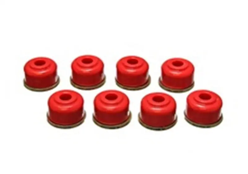 Energy Suspension Red Heavy-Duty Tie Rod End Link Set – 3/8" I.D., 11/16" Nipple O.D., 1-1/8" Overall O.D. 1