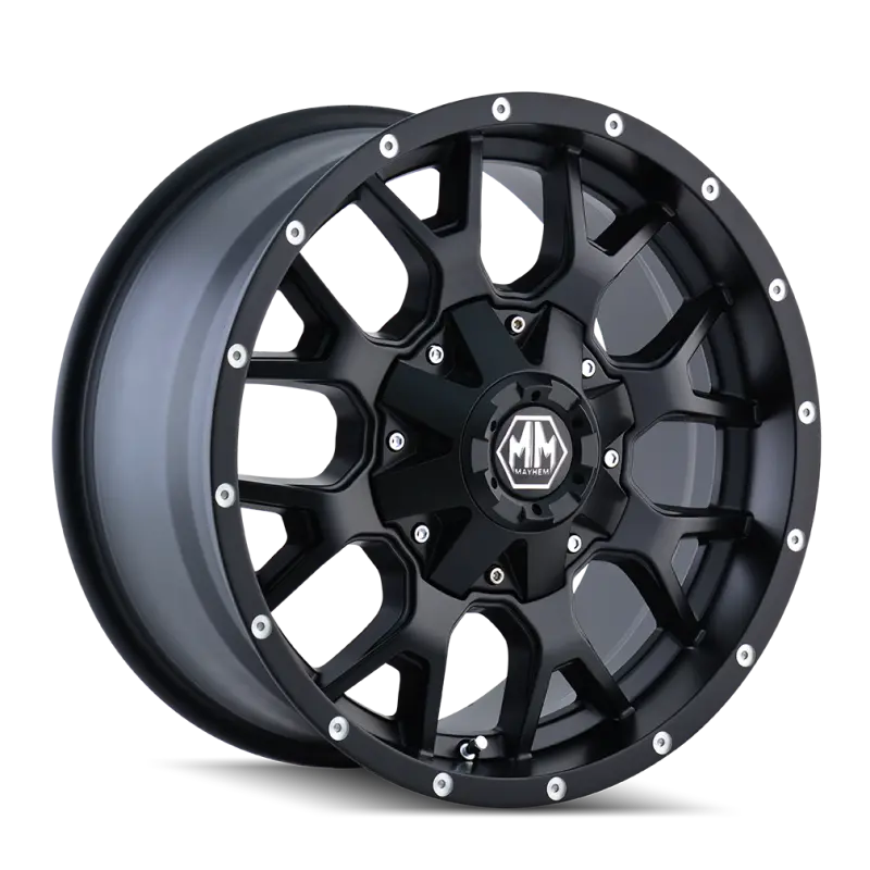Mayhem 8015 Warrior Matte Black Wheel – 17X7.5 1