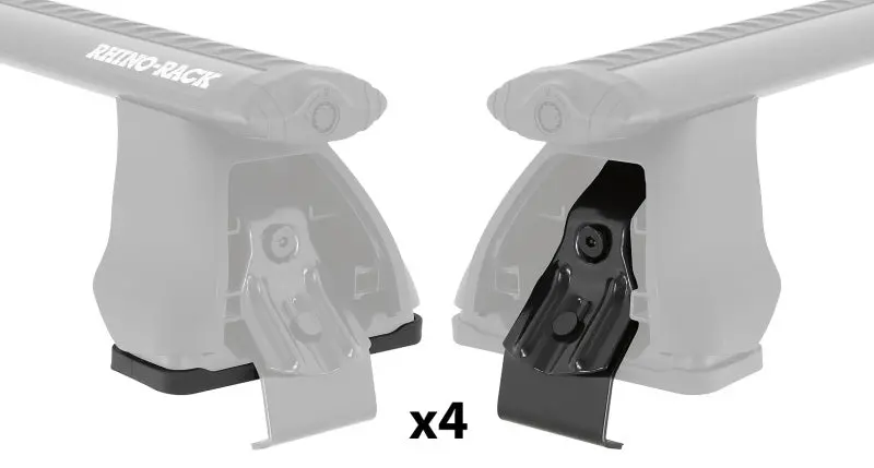 Rhino-Rack 2500 Roof Rack Fitting Kit – Includes 4 Pads & 4 Clamps 1
